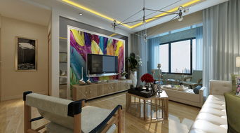 現代簡約二居室95平米3.8萬 凱旋公館裝修案例 濟南房天下家居裝修網