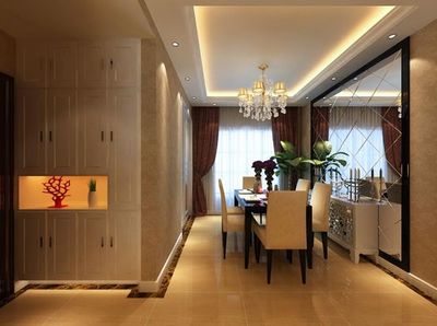 繼承巴洛克的豪華動感與洛可可唯美韻味的家庭裝修