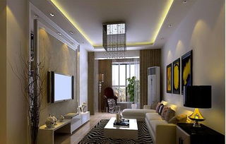 濟南香格里現代簡約二居室裝修效果圖 89平米3萬預算案例分享