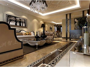 濟南四季上東西式古典三居室 150平米9萬裝修設計案例