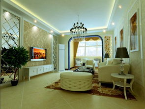 濟南中海紫御東郡119平米現代簡約三居室裝修案例 7萬預算打造舒適家居